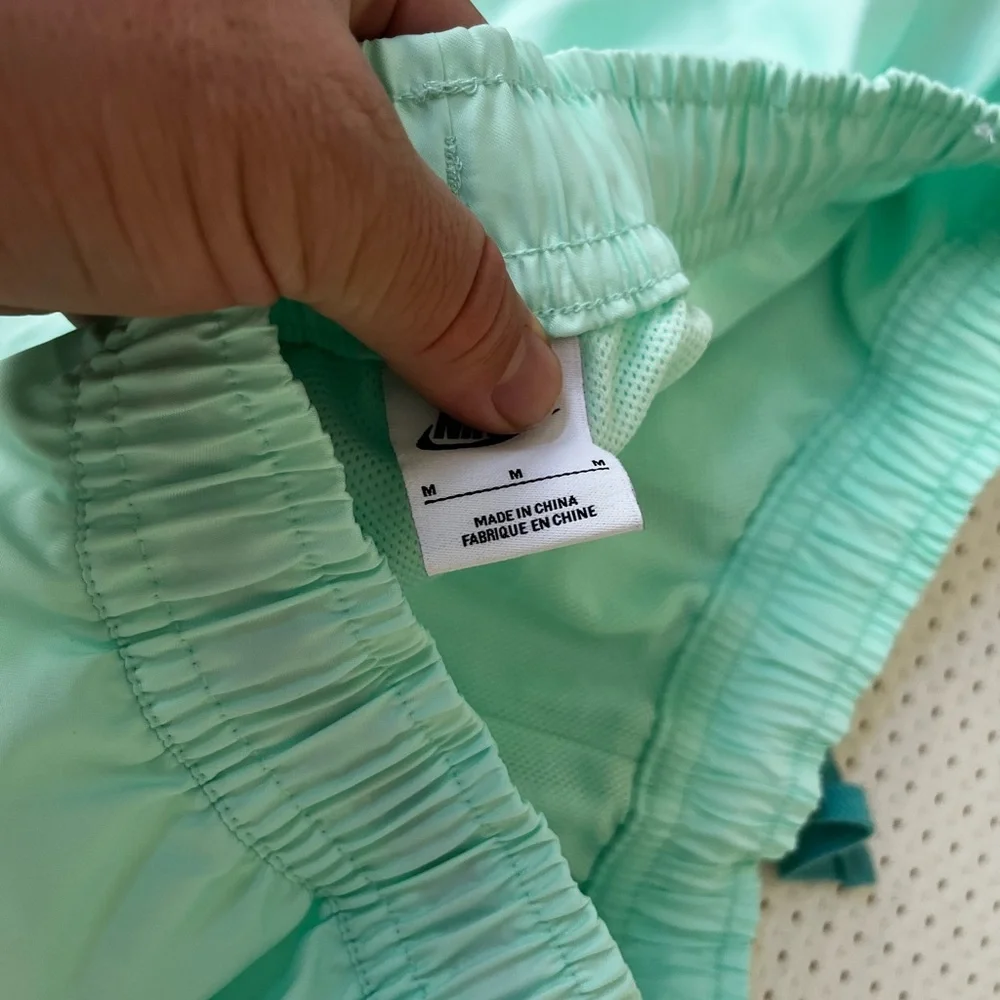 Nike Sun Club Light Green Swim Shorts - Picture 3 of 4